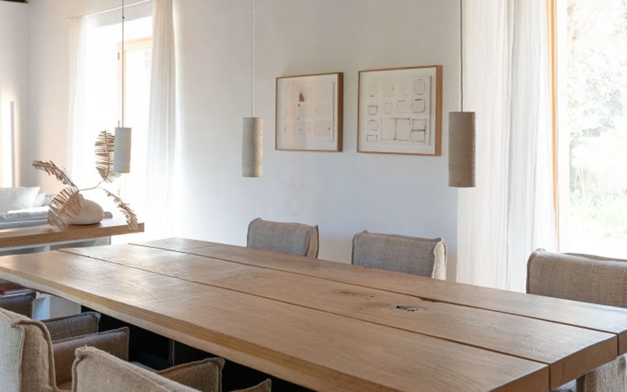 MESA 3 PIEZAS ROBLE FRANCÉS 280 cm