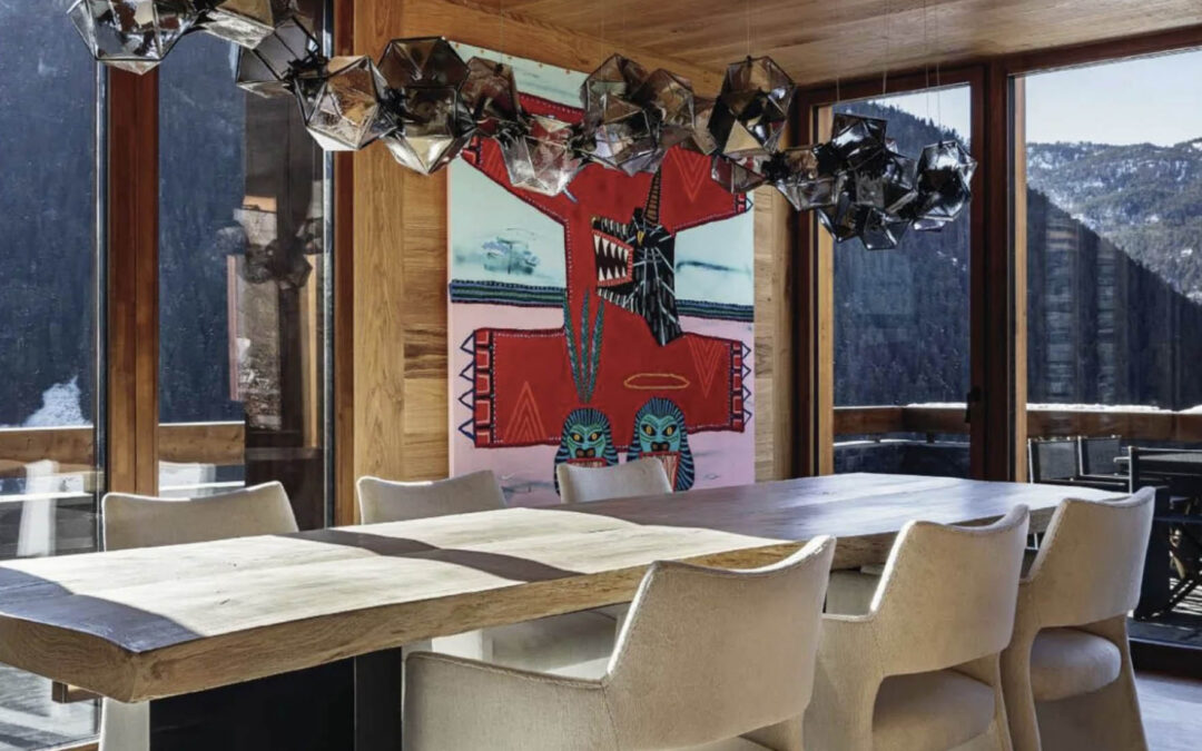 Mesa 2 piezas roble francés 340 cm